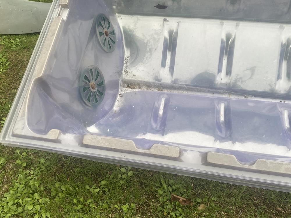 4 large plastic cloches. Collect Only. - Image 2 of 3