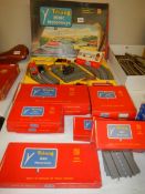 A boxed Tri-ang Minic motorway M.1512 and a good selection of boxed road sections including M.1542