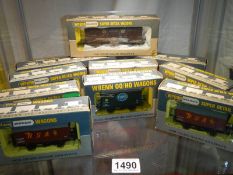 Seven Wren Railways and 3 Triang Wren boxed H0/00 goods wagons