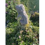 A garden statue, winter. 3ft 6 inch high. Collect Only.
