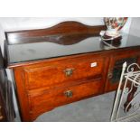 An early 20th century mahogany cabinet, COLLECT ONLY.