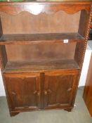 A 20th century oak bookcase