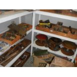 6 trays of railway parts and box of railway sheds etc. A/F.