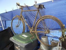 A vintage rod braked bicycle for restoration, COLLECT ONLY.