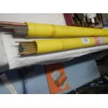 2 Tubes of silicon bronze brazing rods.