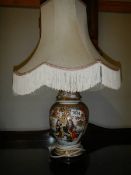 A Chinese style table lamp.