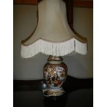 A Chinese style table lamp.