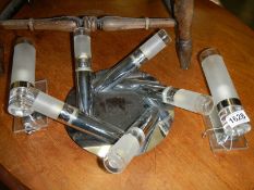 A set of retro style lights.