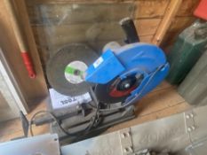 A metal cutting chop saw. Collect Only.