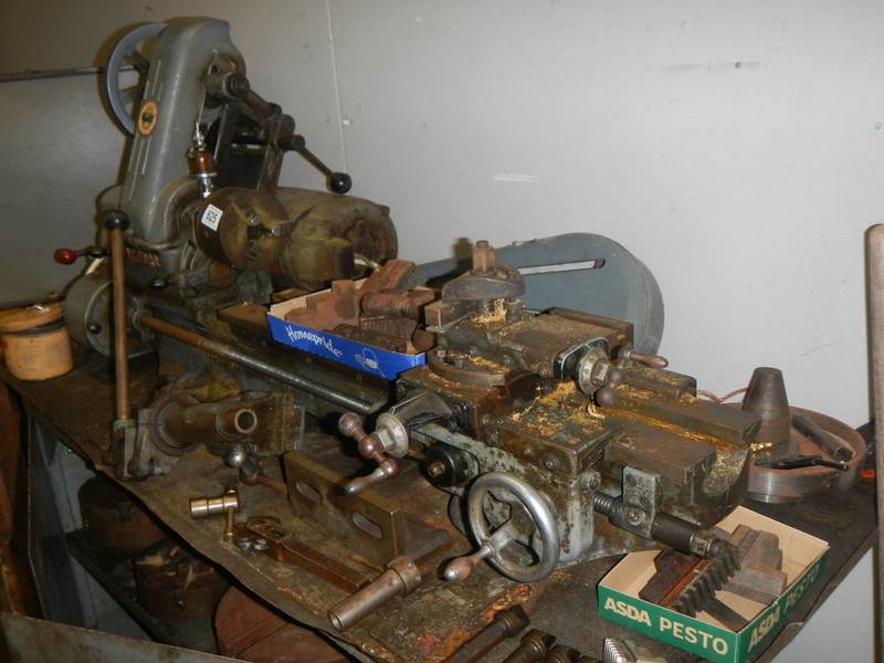 A Myford engineering lathe with extra's. - Image 5 of 5