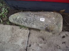 A large heavy stone obelisk, COLLECT ONLY