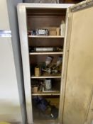 1 Cupboard full of spray equipment, grease guns, corner clamps, etc. Collect Only.