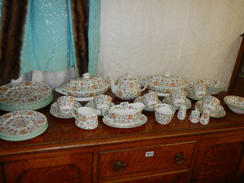 In excess of 44 pieces of Minton dinner and tea ware, COLLECT ONLY.