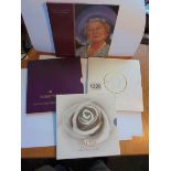Four Royal commemorative crown sets including 2003 coronation anniversary crown, The Queen Mother