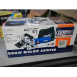 A Draper 800w biscuit jointer.