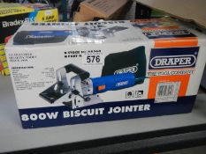 A Draper 800w biscuit jointer.