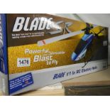 A boxed Blade SR helicopter, no transmitter.