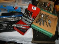 A quantity of old drills.