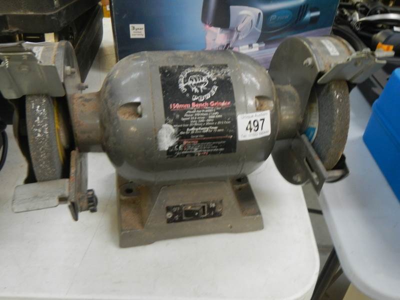 A Performance bench grinder