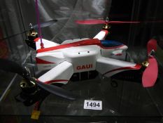 A GAUT flying quad car with spectrum reliever, will require your own transmitter.