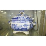 A Spode Italian soup tureen with ladle.