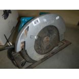 A Makita heavy duty saw.