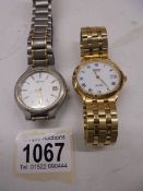 Two Seiko gent's wrist watches.