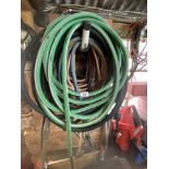 A collection of various pipes and hoses, welding torch, large blow torch, etc. Collect Only.