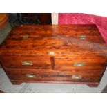 An unusual trunk with lift up lid and four drawers. COLLECT ONLY.