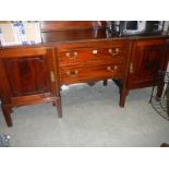 An early 20th century mahogany sideboard, COLLECT ONLY.
