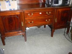 An early 20th century mahogany sideboard, COLLECT ONLY.