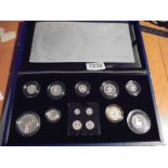 A cased 'The Queen's 80th Birthday collection' A celebration in silver coins.