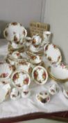 In excess of 45 pieces of Royal Albert Old Country Roses porcelain.