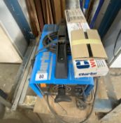 A Clarke Arc welder Easi Arc 115N including welding rods. Collect Only.