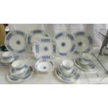 25 pieces of Coalport 'Revelry' pattern table ware.