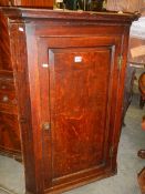 A Victorian oak corner cupboard, COLLECT ONLY.