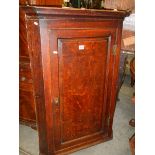 A Victorian oak corner cupboard, COLLECT ONLY.