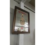 A Rossdhu whisky advertising mirror. COLLECT ONLY.