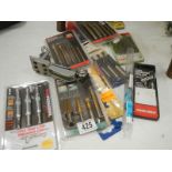 A quantity of new drills etc.,