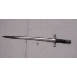 An old bayonet, 60 cm long, blade 47 cm. Collect Only.