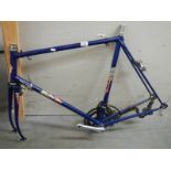 A modern bicycle frame. COLLECT ONLY