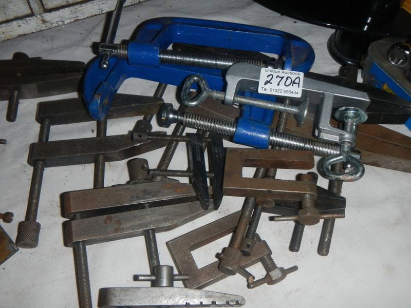 A selection of clamps.