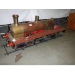 A part built 7" gauge live steam locomotive. Collect Only