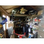 The rest of the shed contents excluding lots 121-128. Collect Only.