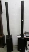 An LD systems MAUI 11/W column PA system with soft case, as new, COLLECT ONLY.