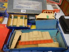 A quantity of Hornby Dublo trackside station platform crossing etc.,