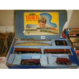 A Hornby Dublo electric train set.