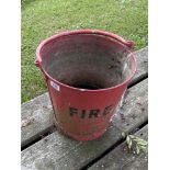 A fire bucket. Collect Only.