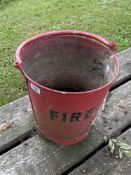 A fire bucket. Collect Only.
