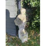 A garden statue, summer. 3ft 6inch high. Collect Only.